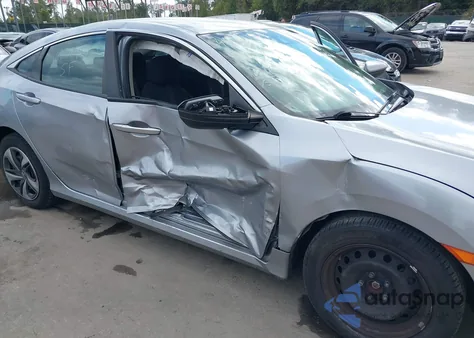 2020 Honda Civic Lx z USA, uszkodzony, nr VIN 2HGFC2F68LH543302